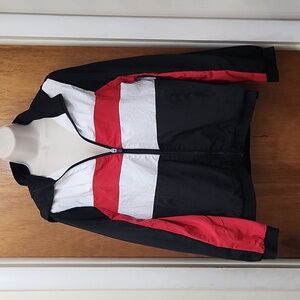 Hooded windbreaker, size L